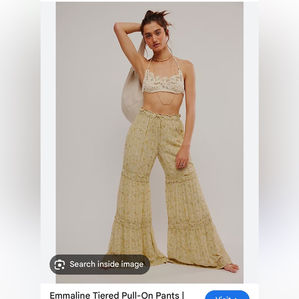 Free People Emmaline Tiered Pants Small